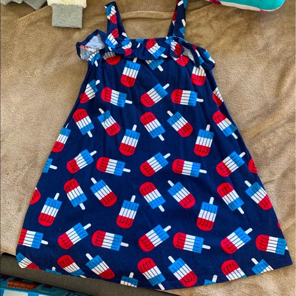 City streets Girls summer dress popsicles design great for the summer